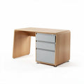 Bureau van hout met drie lades en afmetingen van 120 x 60 x 75cm